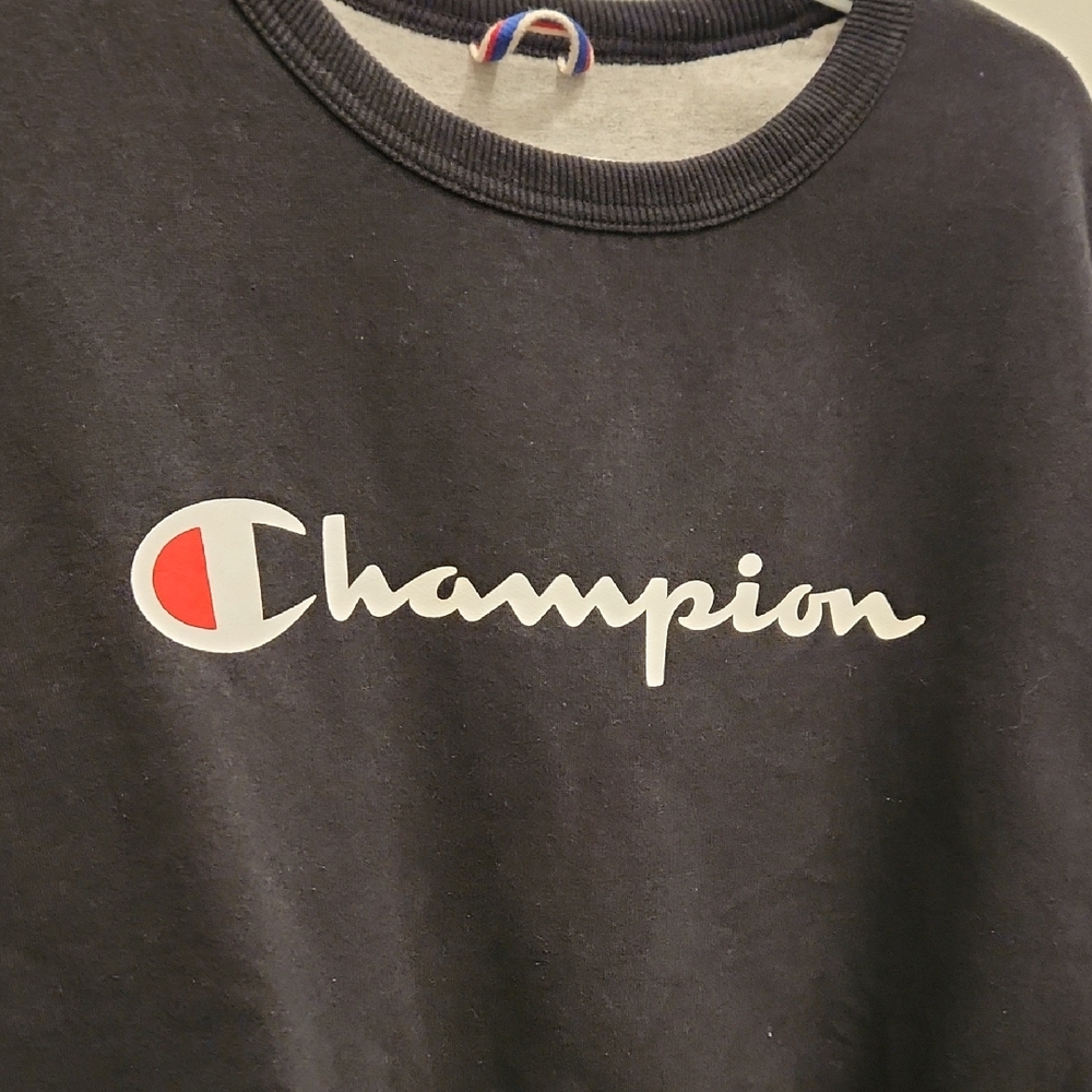 Champion Black Crewneck Sweatshirt